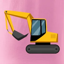 Bagr bez nápisu  z boku