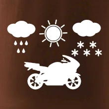 Motorkář za každého počasí - silnice