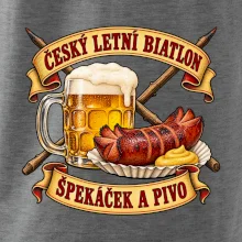 Český letní biatlon špekáček a pivo