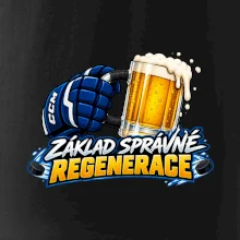 Hokejová regenerace s pivem