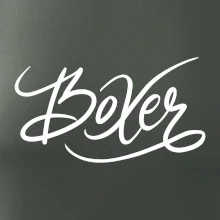 Boxer - nápis okrasný