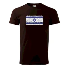 Vlajka Izrael kreslená