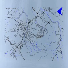 Kopřivnice - Mapa s vodními toky