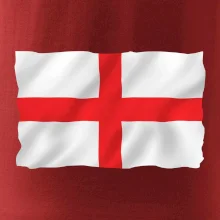 Anglická vlajka vlající