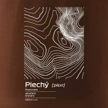 Plechý - vrstevnice v obdélníku