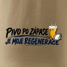 Pivo po zápase je moje regenerace