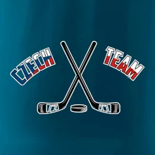 Czech team - hokejky a puk