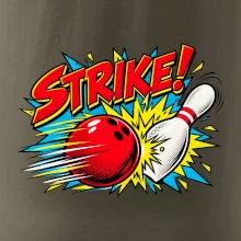Strike komiksový bowlingový náraz