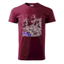 Praha 18200 - Mapa s vodními toky