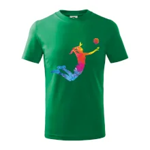 Volejbalista/Volejbalistka splash s míčem