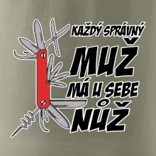 Každý správný muž, má u sebe nůž