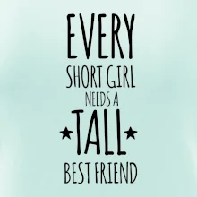 Every short girl needs a tall best friend