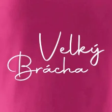 Velký brácha - nápis na zádech