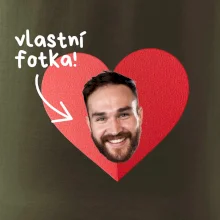 Vlastní fotka v srdci