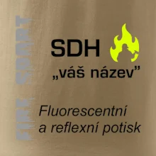 SDH Váš název - FLUO + Reflexní potisk