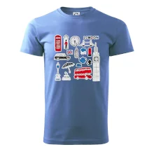 Velká Británie - kreslené ikonky