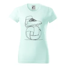 Fotbalový míč kopačka jedním tahem