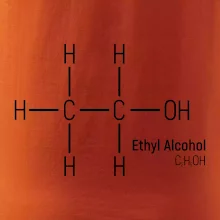 Molekulární struktura Ethanol