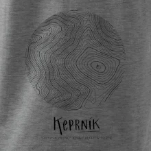 Keprník - vrstevnice v kruhu