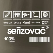 Čárový kód - seřizovač