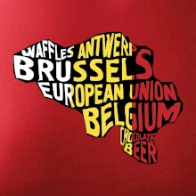 Mapy - názvy měst - Belgie