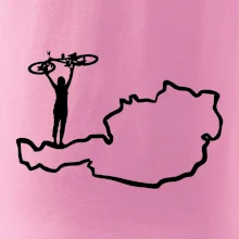 Cyklistka - Mapa Rakouska