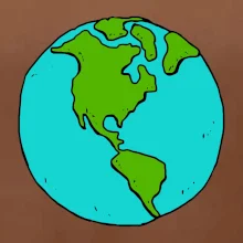 Planeta na prsu - Amerika