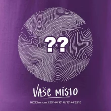 Vaše místo - vrstevnice v kruhu