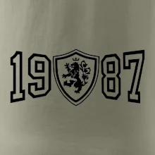 Narozeninový motiv - znak - 1987