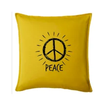 Peace symbol černobílý