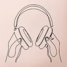 Sluchátka  jedním tahem