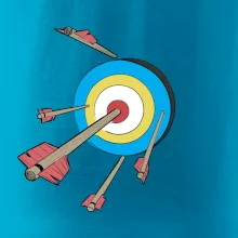 Šípy v barevném terči