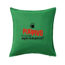 Já piju pivo - tvoje superschopnost? rovný nápis
