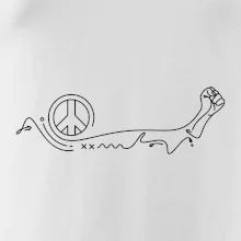 Pěst a symbol míru