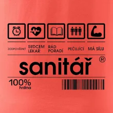 Čárový kód sanitář