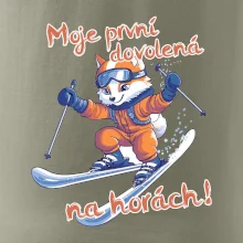 Moje první dovolená na horách oranžová liška