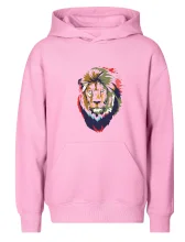 Hlava lva kreslená jednoduchá