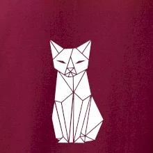 Origami kočka zepředu