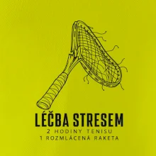 Léčba stresem rozmlácená raketa