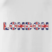 Nápis London vlajka Nápis London vlajka