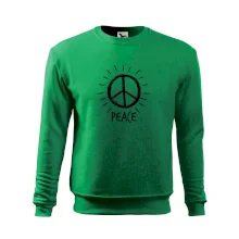 Peace symbol černobílý
