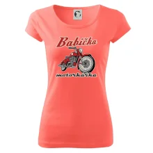 Babička motorkářka
