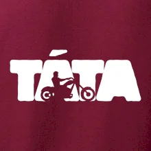 Táta nápis - motorka chopper