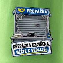 Přepážka uzavřena běžte k vedlejší