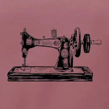 Šicí stroj - starý kreslený