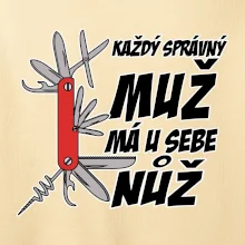 Každý správný muž, má u sebe nůž