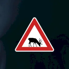 Dopravní značka - Pozor los