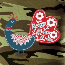 Folklor - páv modrý