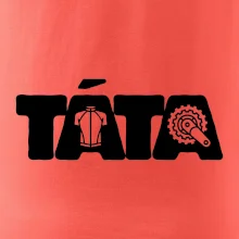 Táta nápis - cyklista