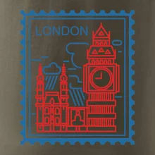 Londýn známka jednoduchá